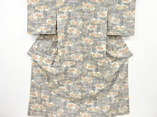 JAPANESE KIMONO / TSUMUGI / WOVEN CLOUD